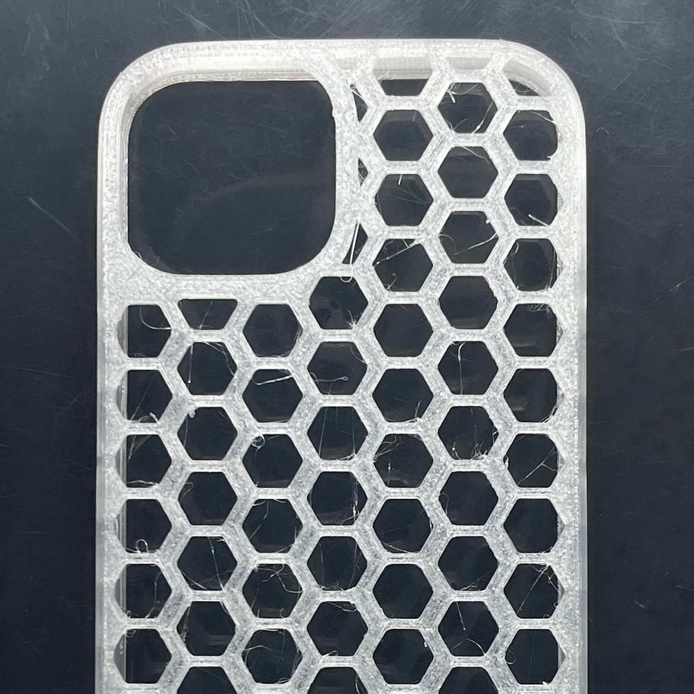 Clear Mesh iPhone case for iPhone 13 minimalist look NEW